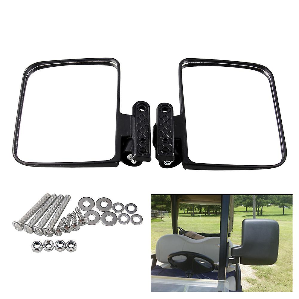 Universal Folding Side View Mirrors Fit For Cart Car