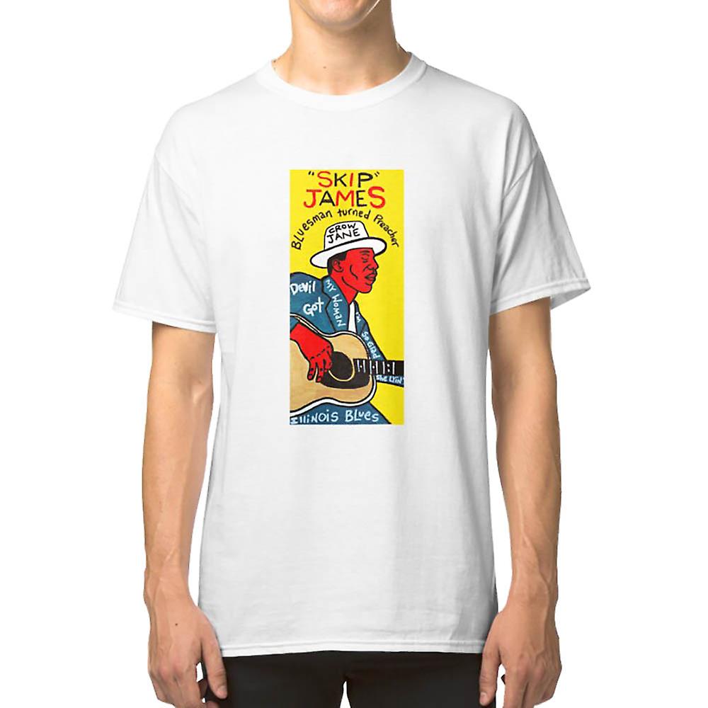 Skip James Blues Folk Art Tričko