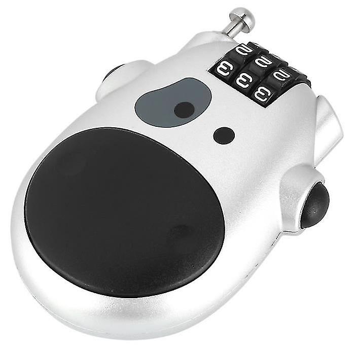 thumbnail image 2 of Cable Lock, 3 Digit Combination Padlock With Retractable Cable For Bike... 2 of 13
