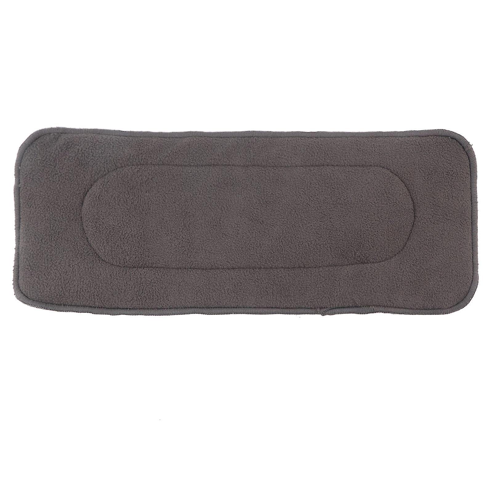 1PC Washable 5 Layers Antibacterial Bamboo Charcoal Cloth Nappy Liner Adult Diaper Insert(M)
