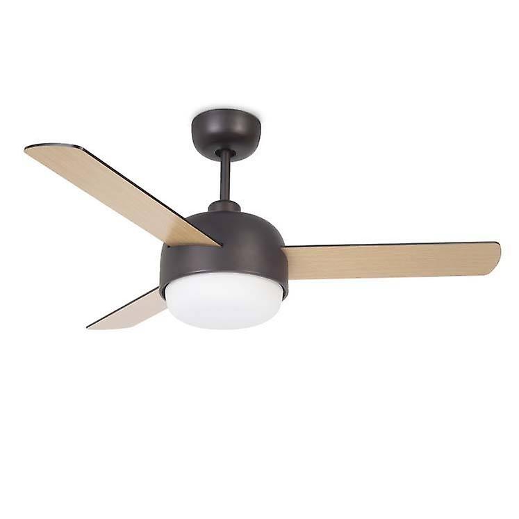 Leds-C4 Klar 2 Light Copper Ceiling Fan Brown, E27
