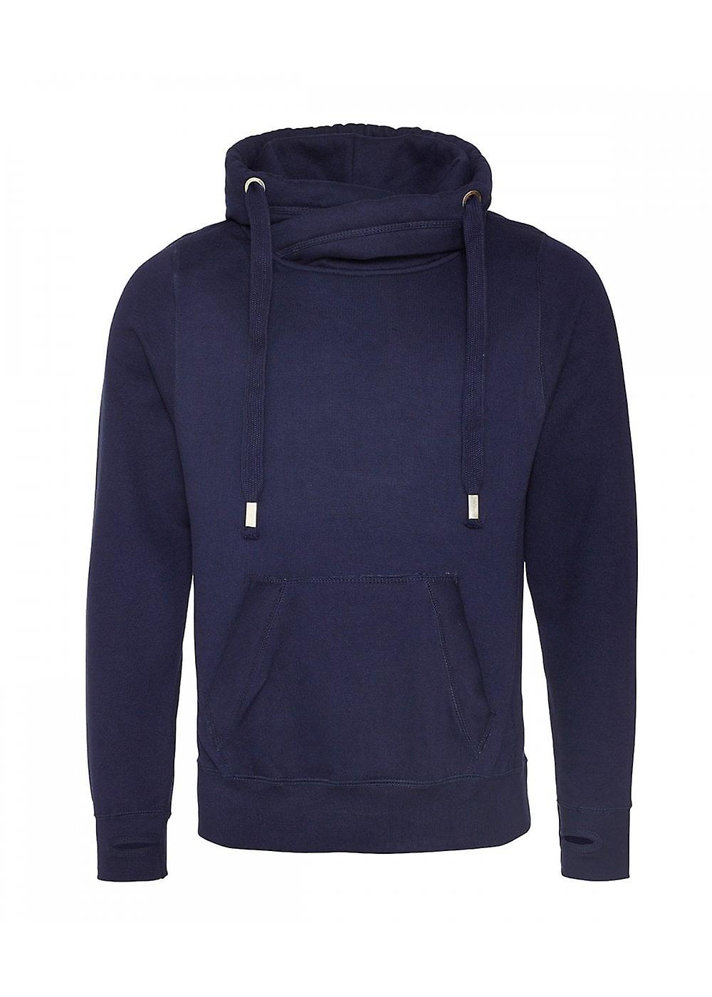 Men's AWDis Just Hoods Cross Neck Hoodie JH021