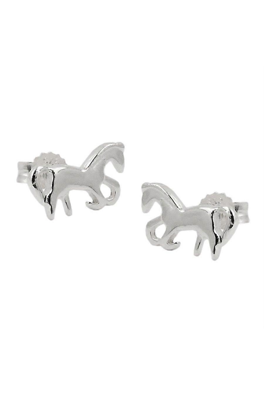 Earring Studs Horses Silver 925 - Gl93479