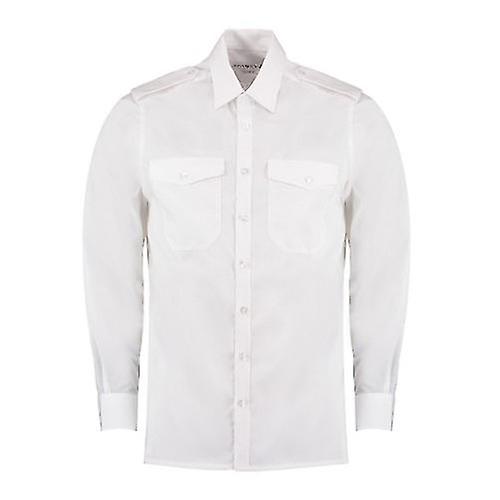Kustom Kit Mens Tailored Long-Sleeved Pilot Shirt