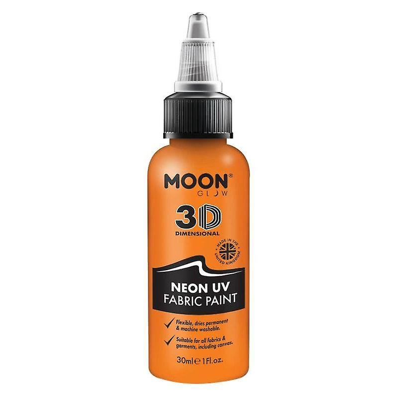 Moon Glow Neon Uv Intense Fabric Paint Orange