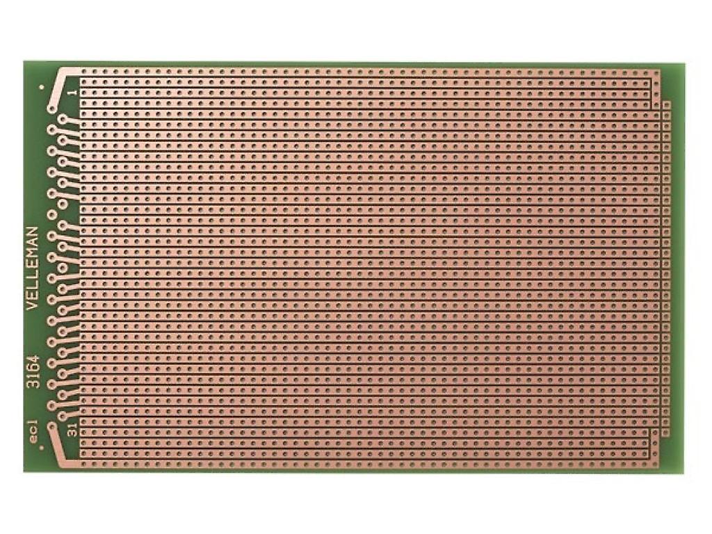 Eurocard Full Line Pattern - 100X160Mm - Fr4 (1pc/Bl.)