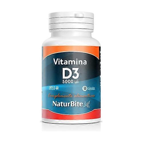Vitamin D3 5000 IU (125 mcg) 60 capsules