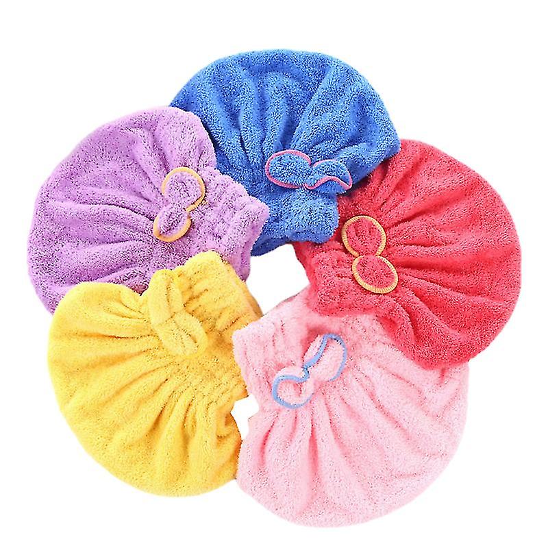5pcs Hair Drying Hat