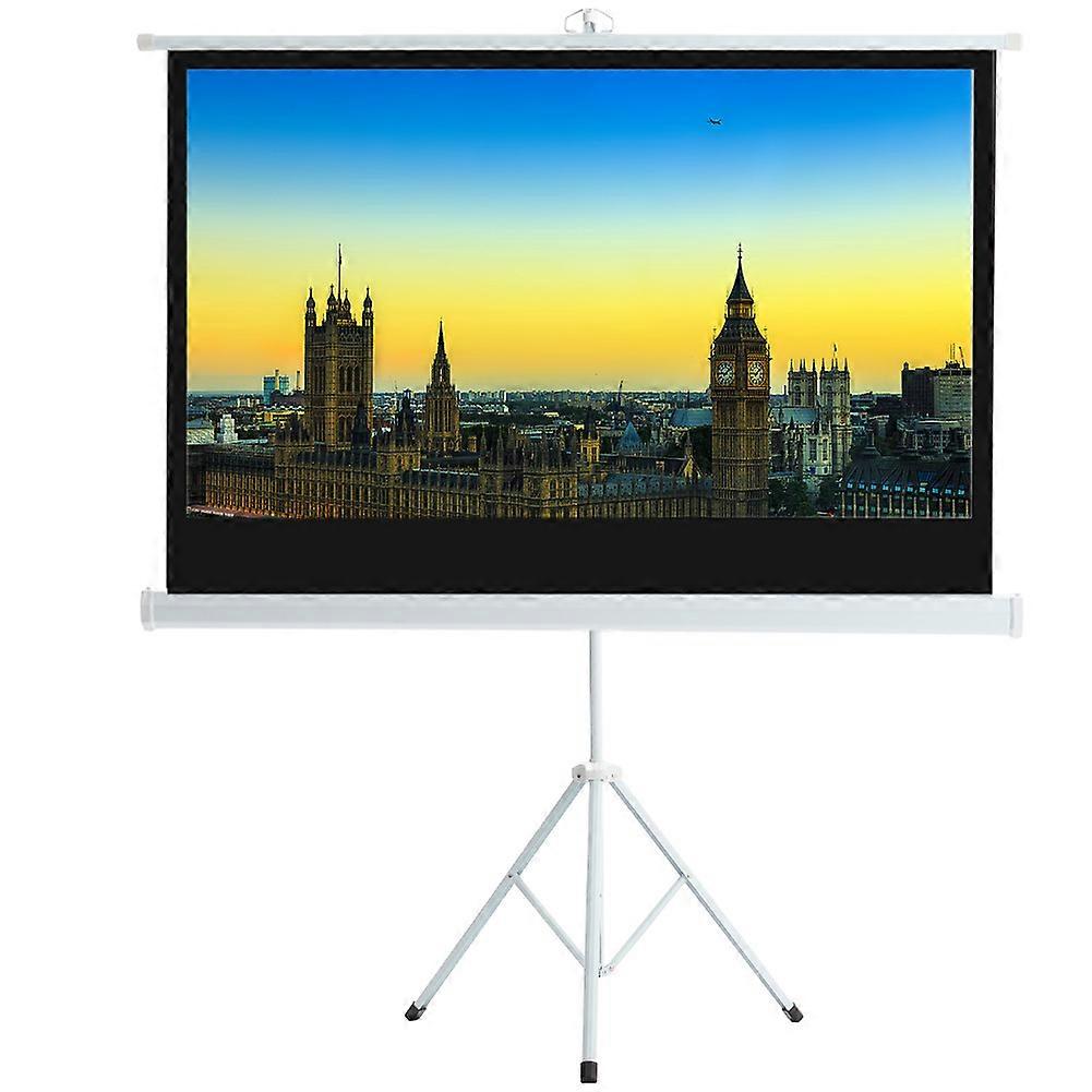 16:9 Portable Projector Screen with Tripod Stand , Matte White