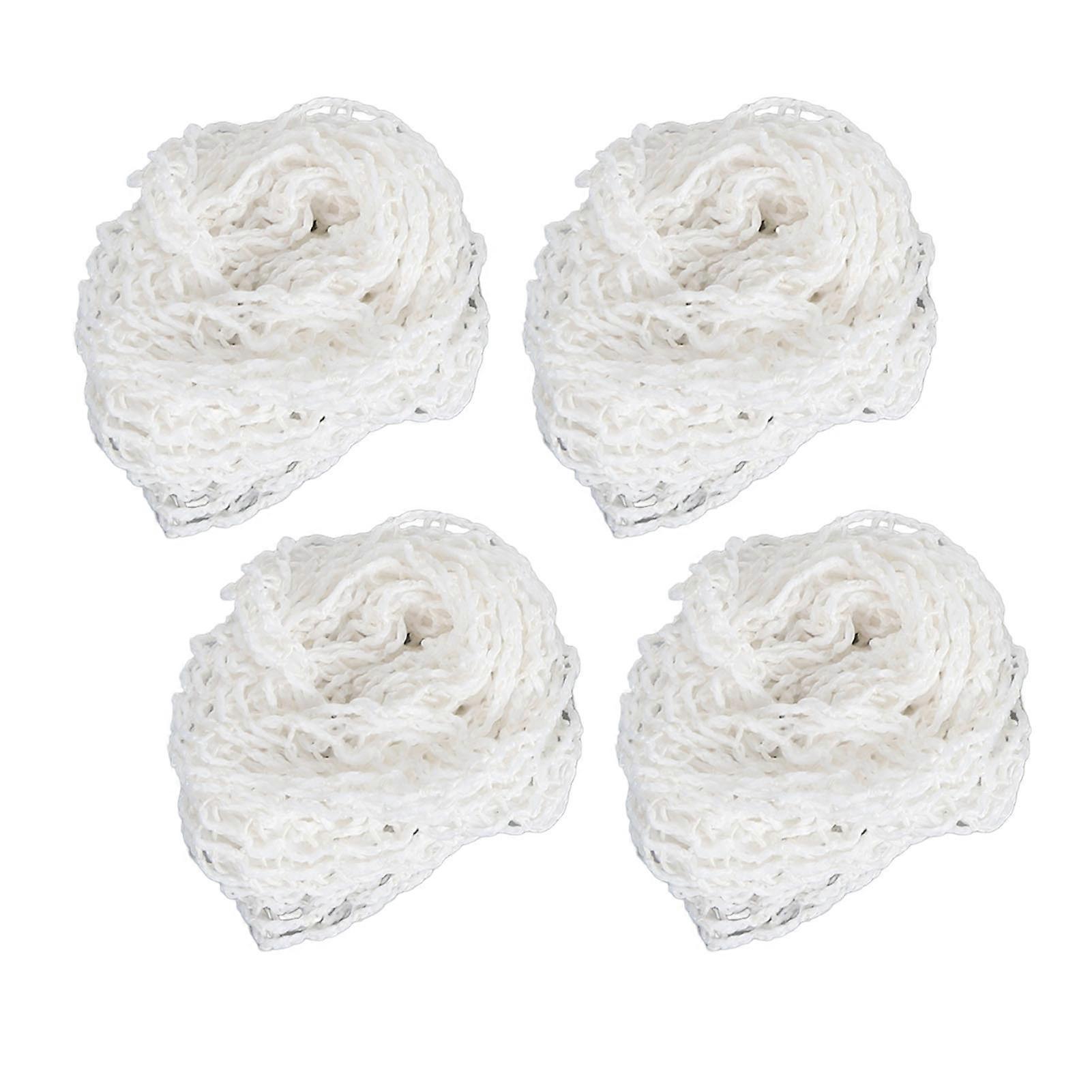 4PCS Meat Netting Roll Cotton Smoked Meat Poultry Ham Netting Wrapping Net for Beef Cooking Sausage Making