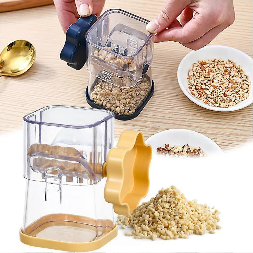 Multi-Function Manual Dried Fruit Peanut Crusher Nut Chopper Kitchen Tool - Random Color