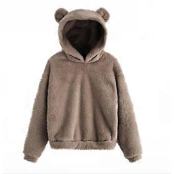 Hooded Teddy Bear Sweatshirt Ear Hoodie Fruugo UK