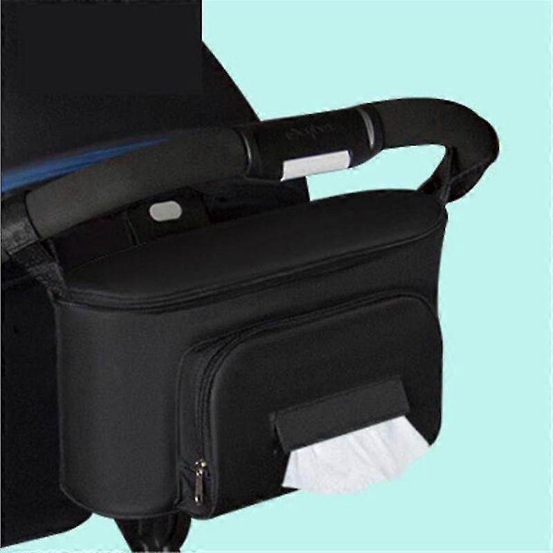 Baby Stroller Organizer Stroller Accessories Bag Large Space Multiple Zipper Pockets