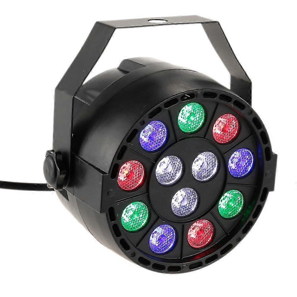 Stage Light, DMX-512 RGBW LED Floodlight, Professional Strobe Lighting, 8 Channels for Party Disco Show, for DJ Bar Wedding Christmas Halloween, 15W A