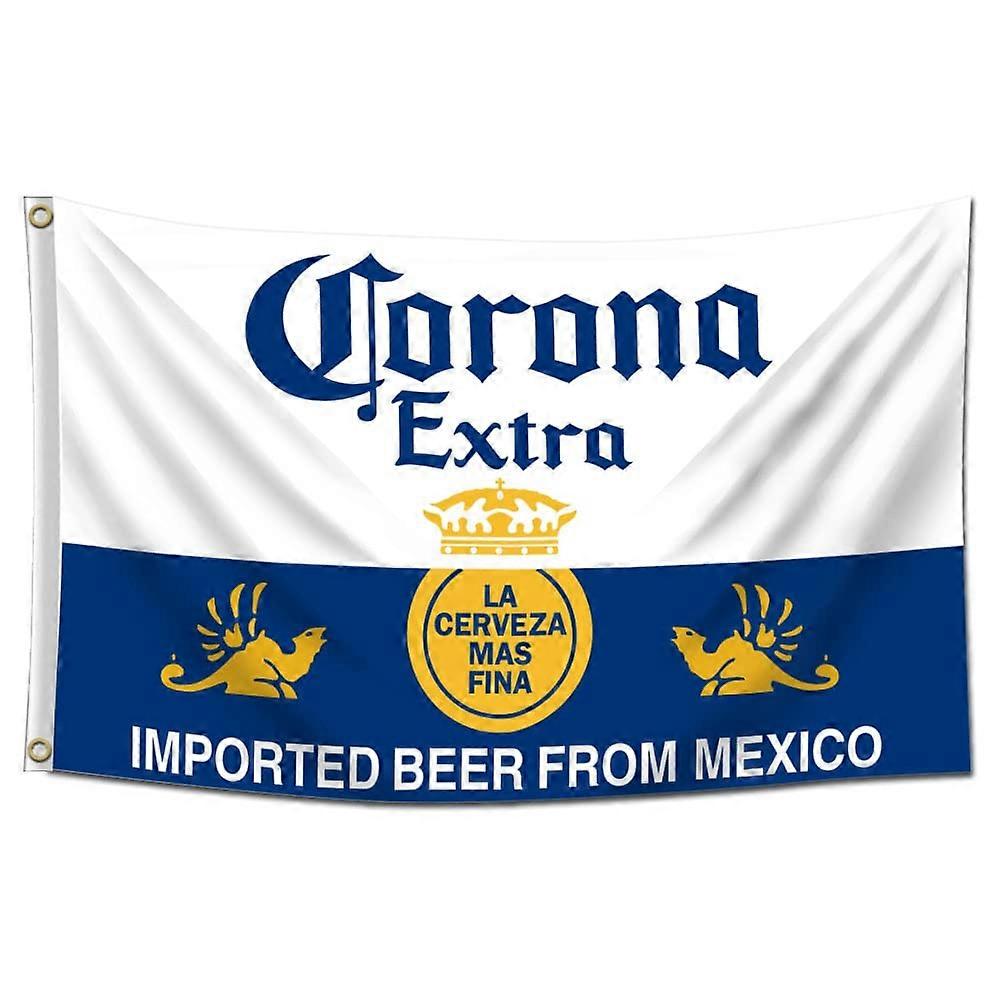 علم البانر متوافق مع Corona Extra Beer Flag داخلي في الهواء الطلق علم ديكور متجر حديقة المنزل نمط 283