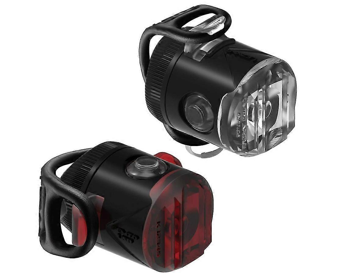 USB Rechargeable LED Mountain Bike LightingBlack