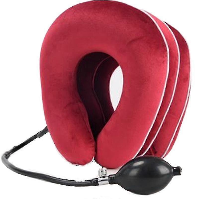 Cervical Neck Traction Device For Instant Neck Pain Relief - Adjustable Neck Stretcher Collar For Home Traction Spine Alignment