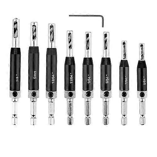 Stainless Steel Lock Hinge Drill Bit Set