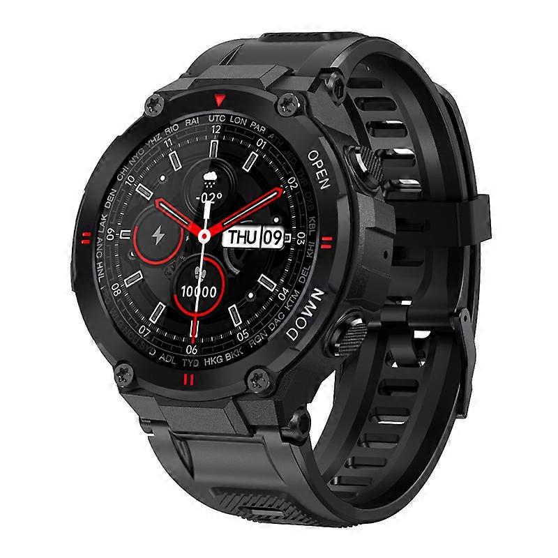 K22 Smart Watch for Men Outdoor Waterproof Smartwatch Bluetooth Dail Calls Speaker 1.28'' HD Touch Screen Fitness Tracker Watch