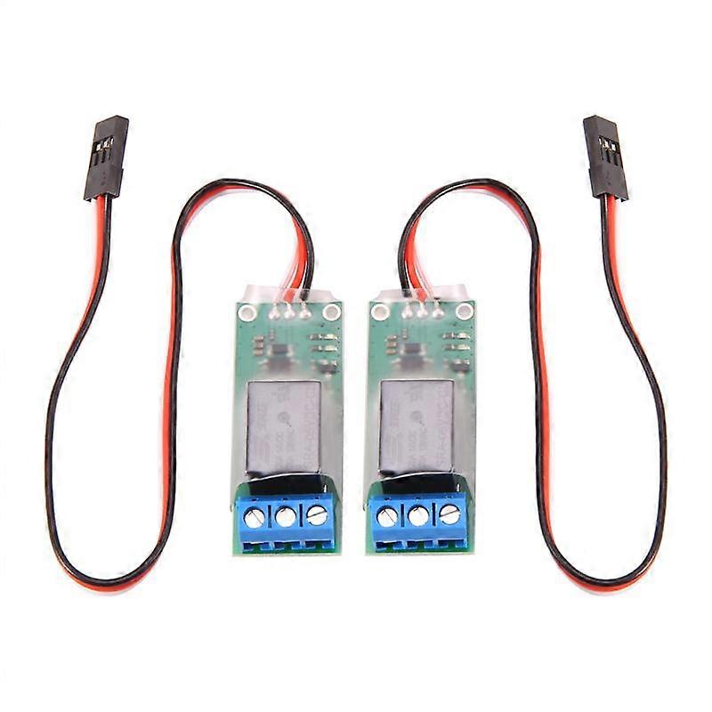 2PCS RC PWM Elektronischer Relaisschalter für RC-Flugzeug DIY-Modell-Navigationslicht-Controller Universa