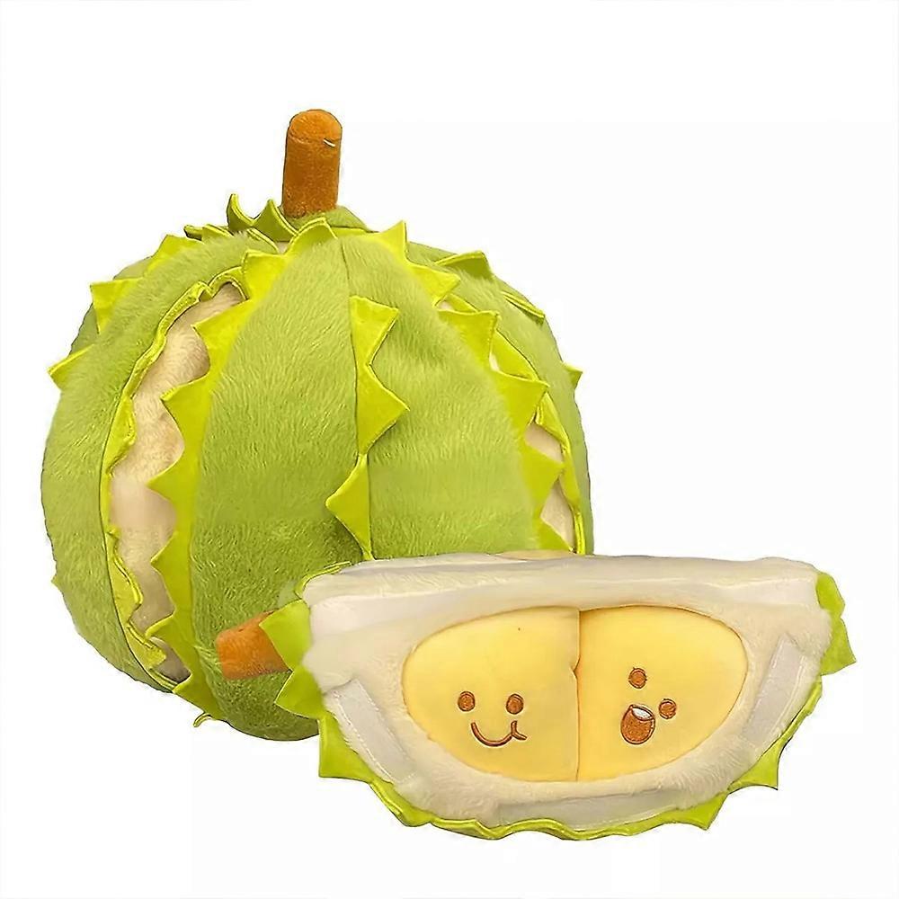 Creative Detachable Durian Plush Toy, Fruit Durian Plush Toy Peeling Fruit Doll