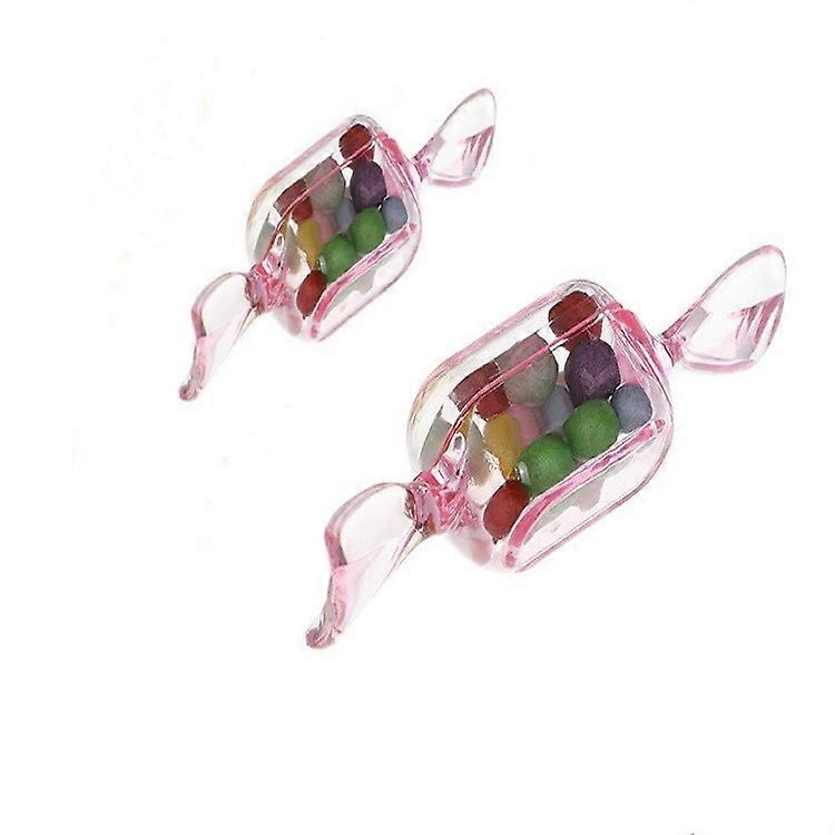 10 PCS/Set Transparent Creative Candy Box Small Candy-shaped Mini Plastic Box