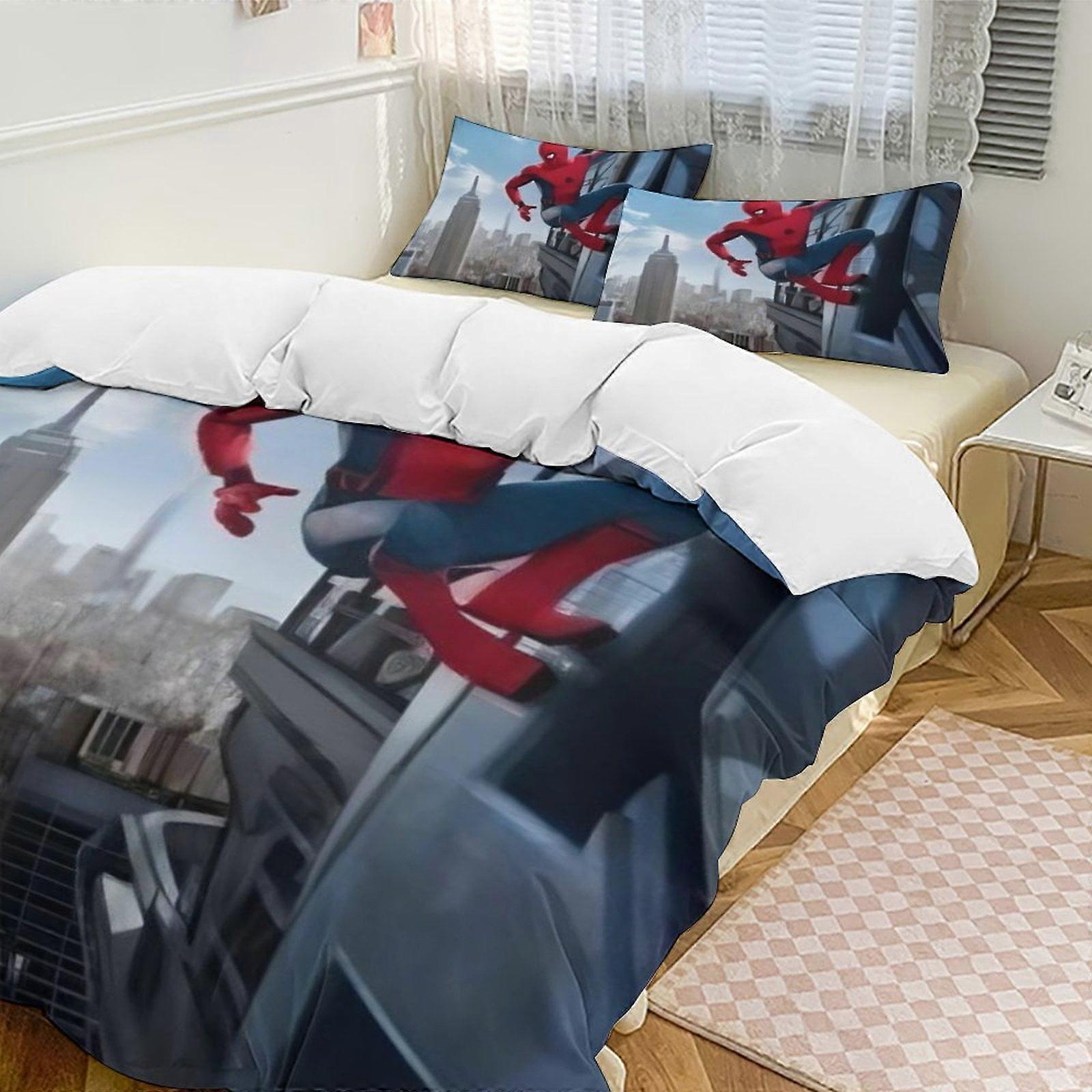 v752 Spider Man Crawl 3-Piece Twin Bed Set  io752