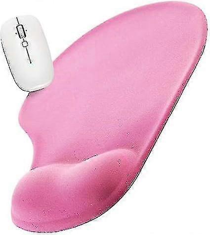 (pink) Mouse Pad, Comfortable And Ergonomic Wrist Rest For Laptop, Desk, Office, Gaming