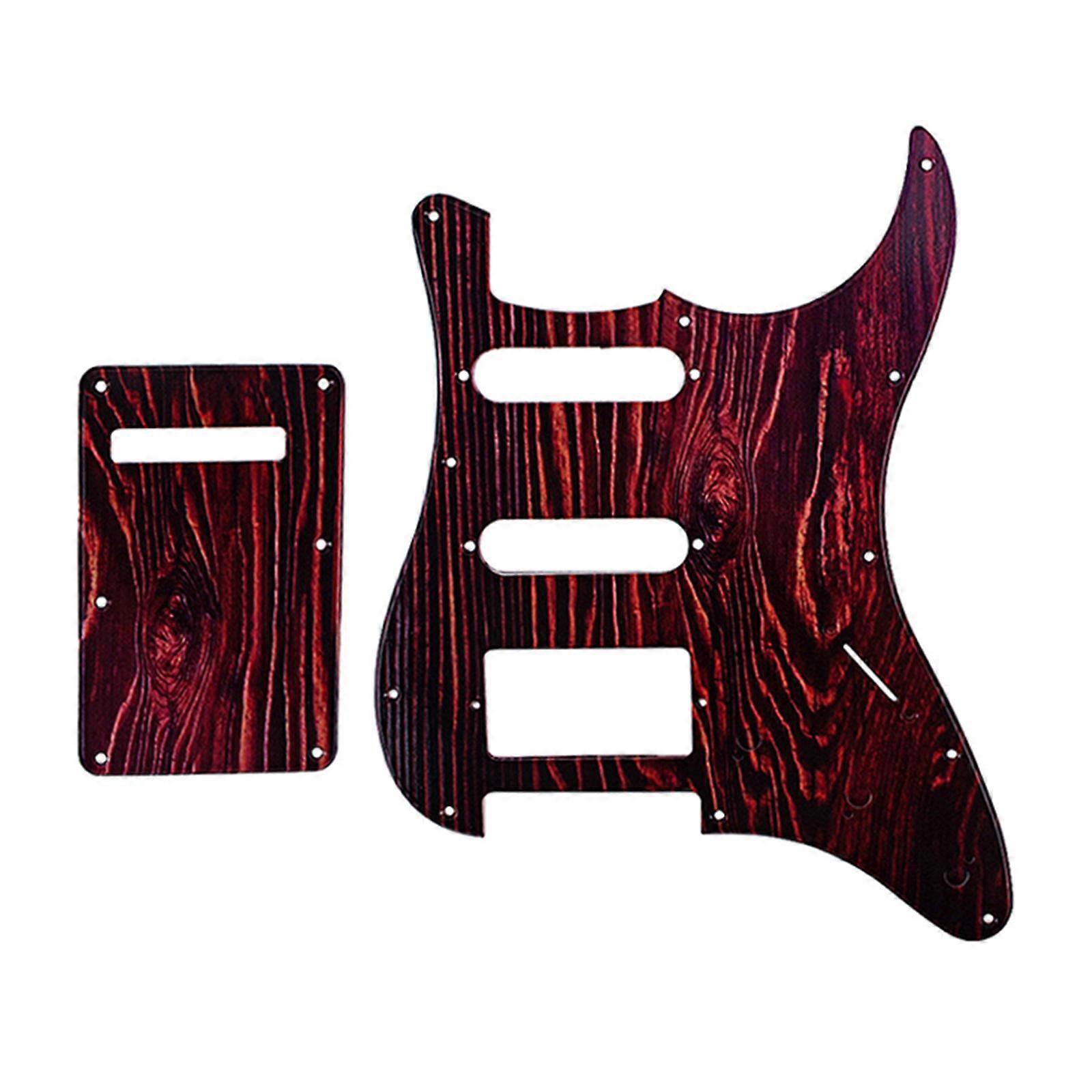 8 Hole SSH Strat Guitar Back Plate Pickguard for Vintage Style Strat Guitar