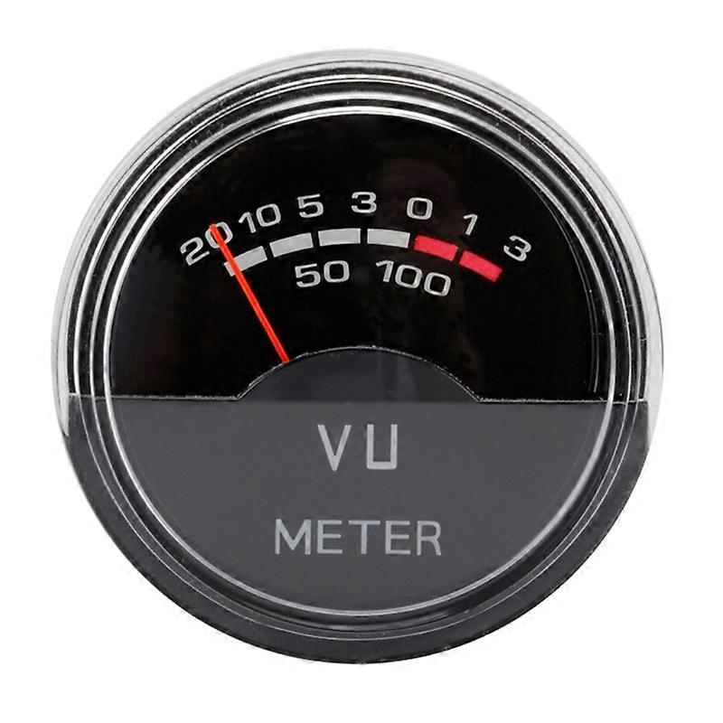 Mini Small VU Meter Round High Precision Recording Audio Level Amp Meter
