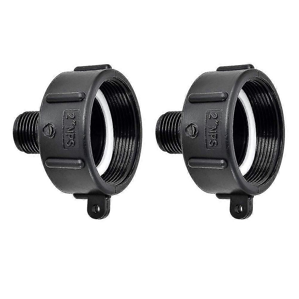 2pcs Ibc Tote Adapter 275 330 Ibc Adapter Fine Thread 2inch Nps