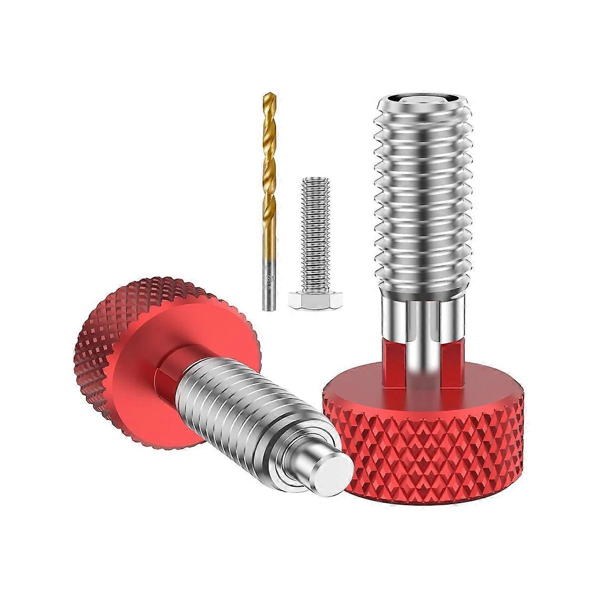 4PCS Handle Quick Release Pins Kit, Knurled Handle Stainless Steel Lock M6 Quick Release Pins for R