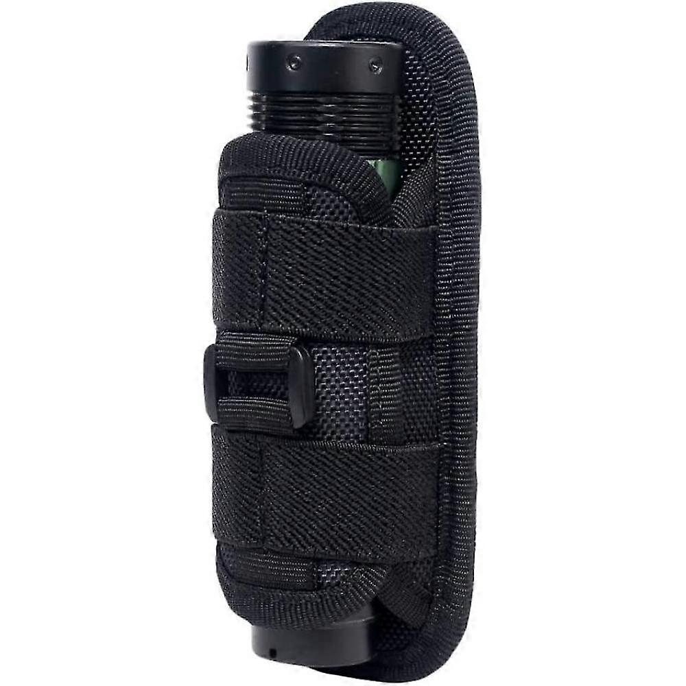 Tactical 360 Degree Rotating Flashlight Holster Torch Holster Belt Pouch Portable Torch Holder Hunting Lighting Accessories, Torch Holster AHT