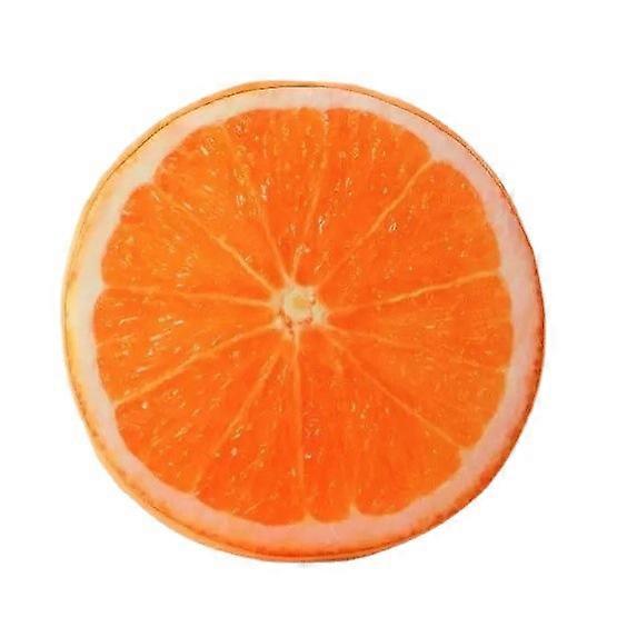 1pc Pillow Round Soft Cushion Fruit Design