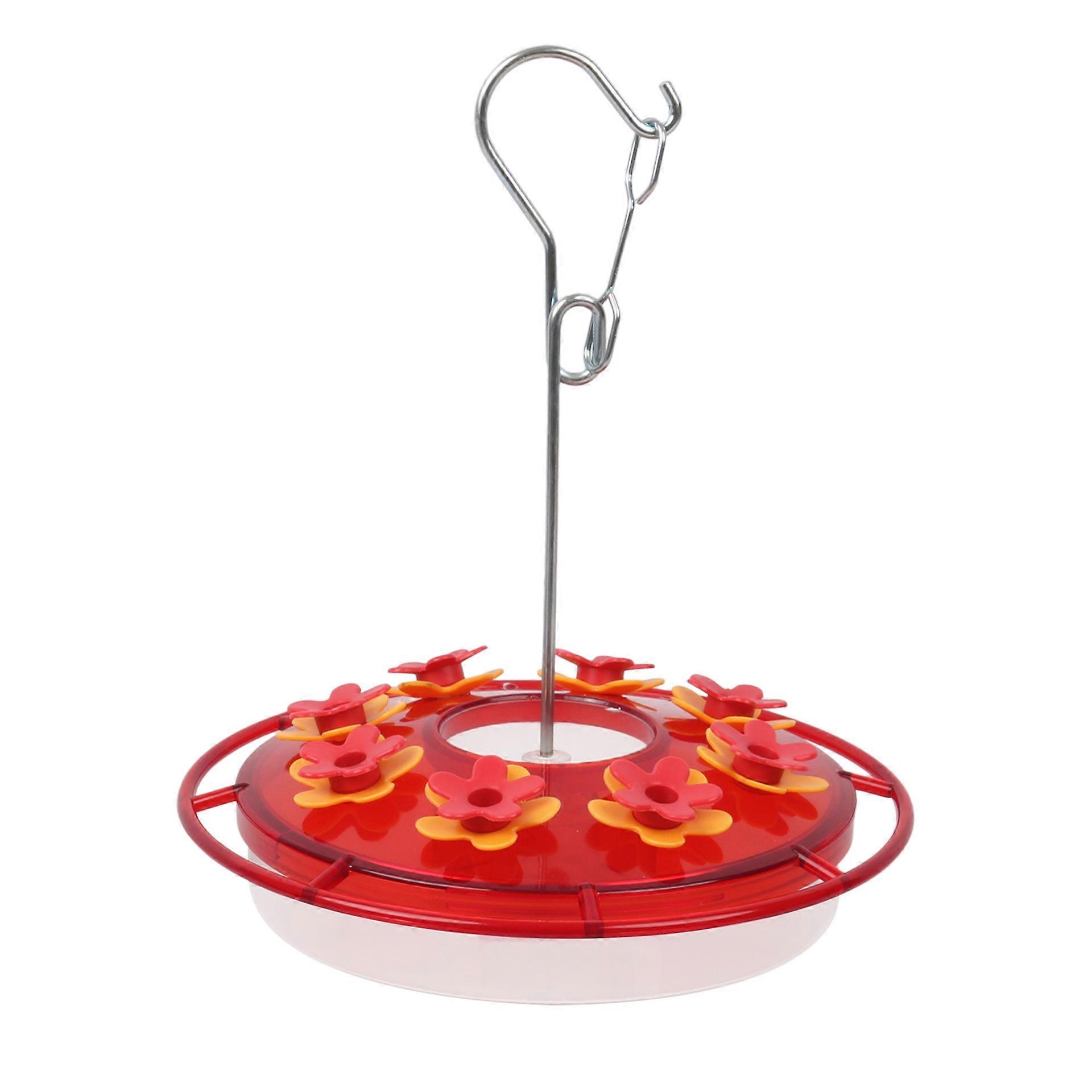 Sweety Flower Hanging Humingbird Feeder, No Leak Humming Bird Feeder,Bird Feeder with Perch and Built-in Ant Moat