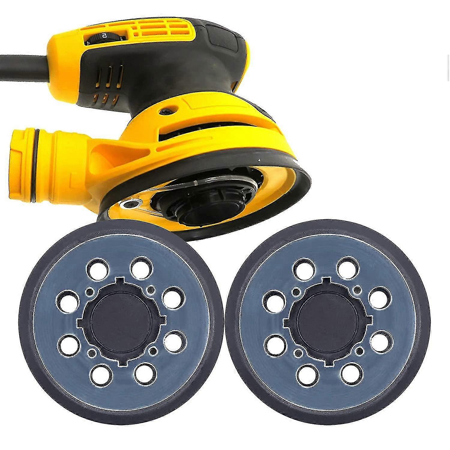 2 حزمة ل Dewalt Dwe64233 و N329079 وسادة استبدال ساندر المدارية ، 5 بوصة 8 هول هوك وحلقة سنفرة القرص دعم منصات ، متوافقة مع Dwe6421-b