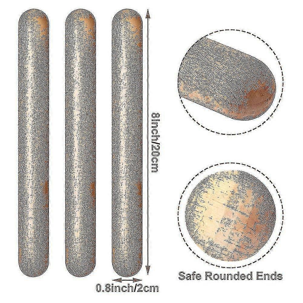 20 قطعة 8 بوصة أطفال إيقاع العصي الموسيقى لومي العصي الكلاسيكية الخشب كلافيس الموسيقية قرع Inst [مخفضة!! 30 خصم٪]