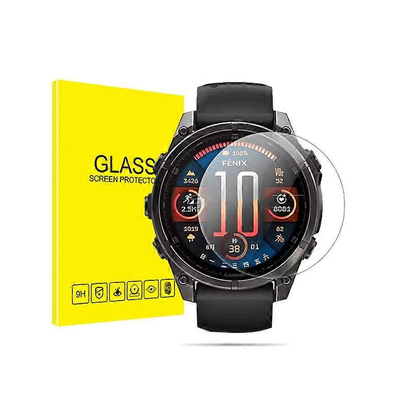 Panzerglasschutz für Garmin Fenix, 2er-Pack Garmin Fenix 8 47mm