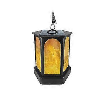 Jinxiu Solar Lantern Lights Dancing Flame Waterproof Outdoor Hanging Lantern Solar Flame Light Lighting Modes Dusk To Dawn Auto On/off Landscape Ligh