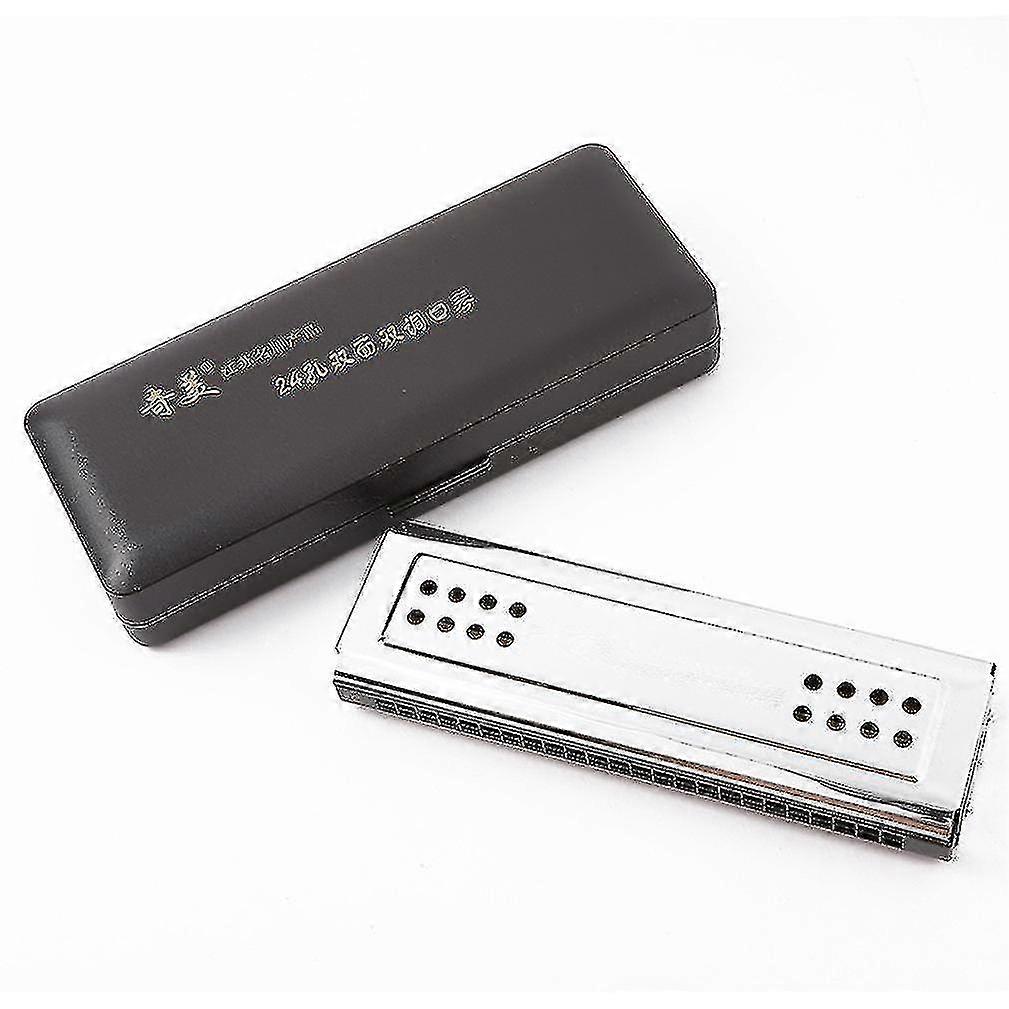 Harmonicas double face double touche harmonica instrument 24 trous harmonica