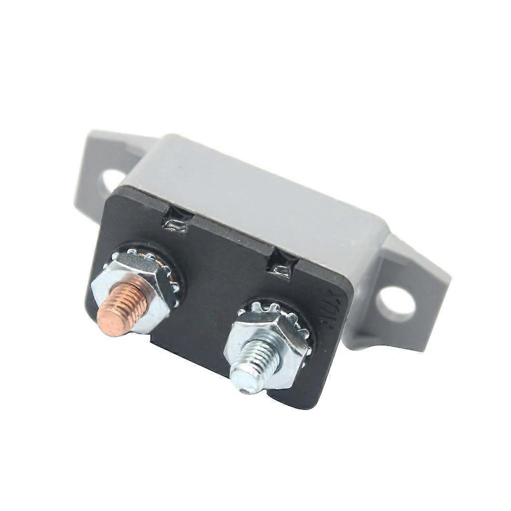 Car Inline Manual Reset Circuit Breaker Fuse Power Protection DC 12V-24V - 50A