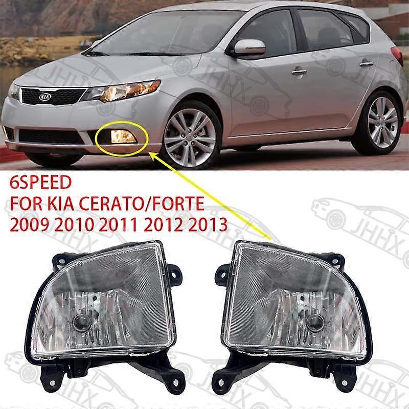 Compatible Forte/Cerato 2009 2010- 2013 6-Speed Car Front Bumper Fog Light Daytime Running Light