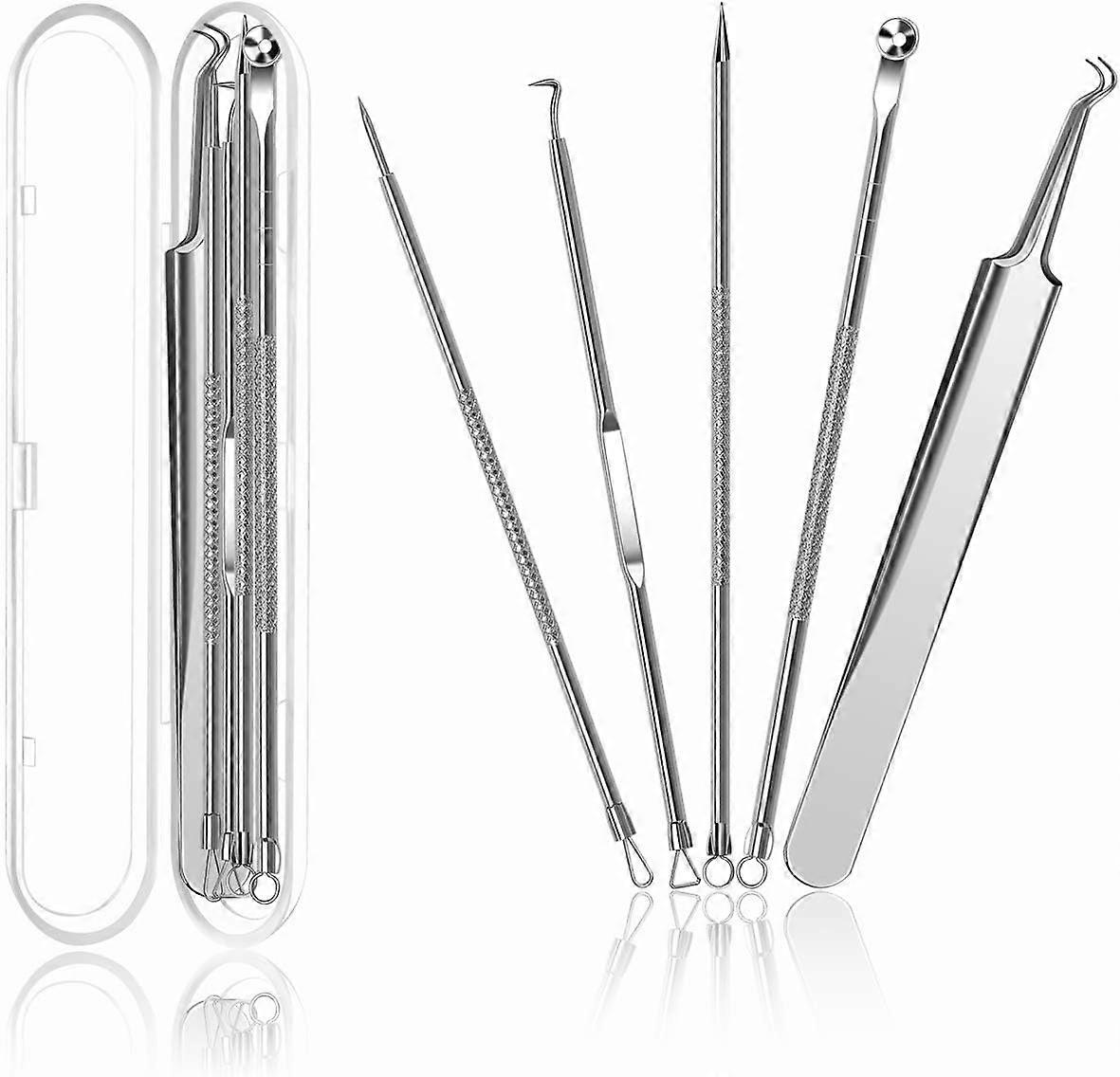 5PCS Blackhead Remover, Pimple Tool Kit, Acne Tools