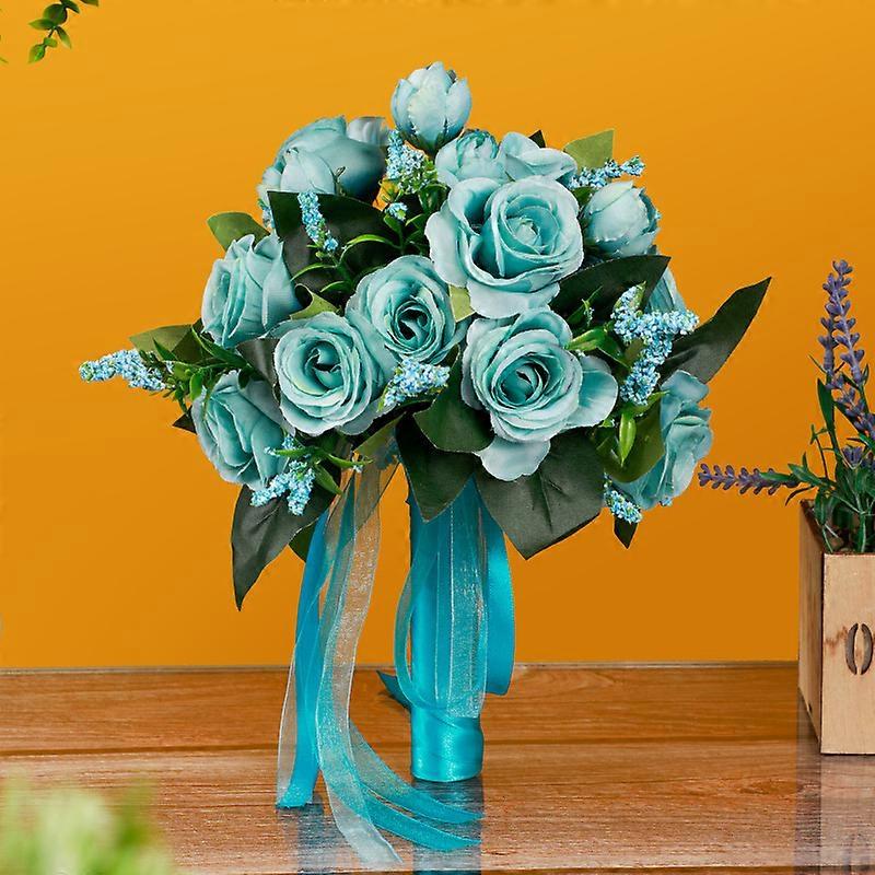 Wedding Bouquets Rustic Style For Diy Bridal Shower Valentine's Day Ceremony Blue