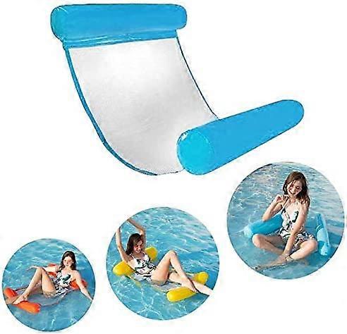 Water Hammock Inflatable Pool Float, Multi-Purpose Pool Hammock (Saddle, Lounge Chair, Hammock, Drifter) Pool Chair