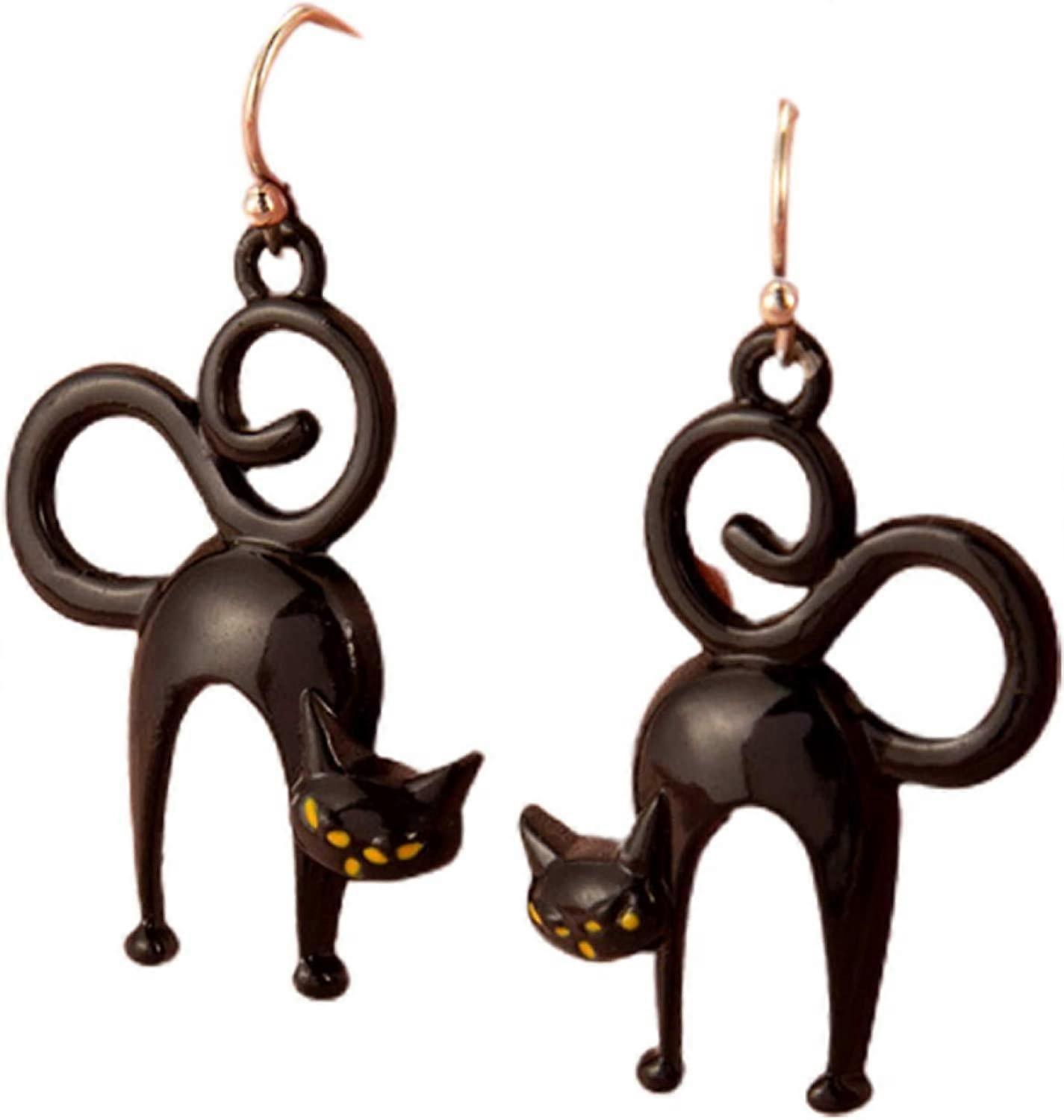 Halloween Gothic Ghost Spider Skull Earrings Female Horrified Funny Eardrop for Women Girls Teens