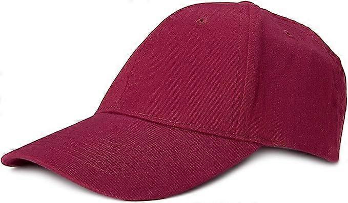 Sunscreen Baseball Cap for Couples, Red Visor