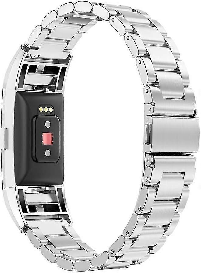 Fitbit Charge 2 Adjustable Stainless Steel Strap Replacement Wristband