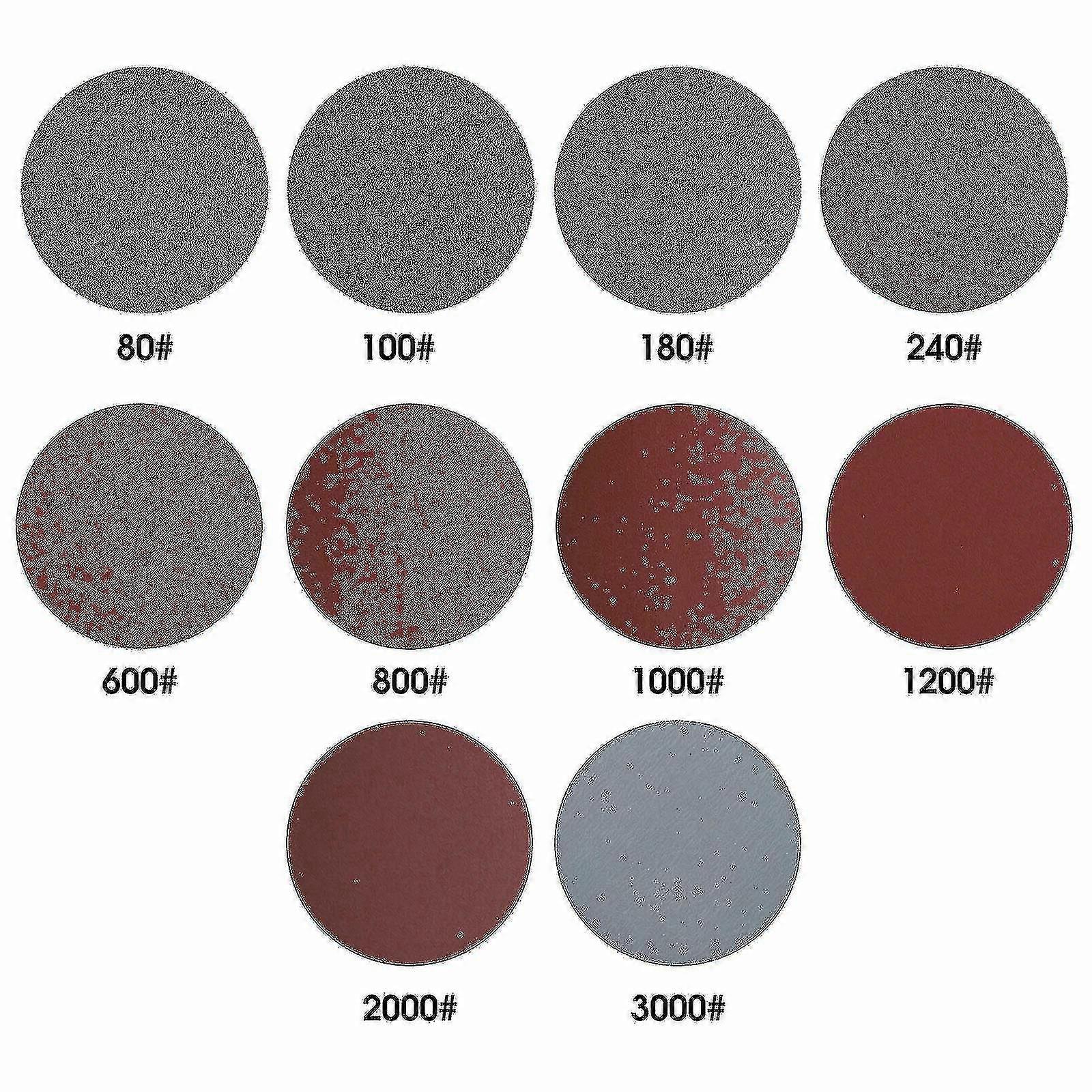 Sanding Disc Sand Paper Hook Loop Backer Pad Drill Adapter