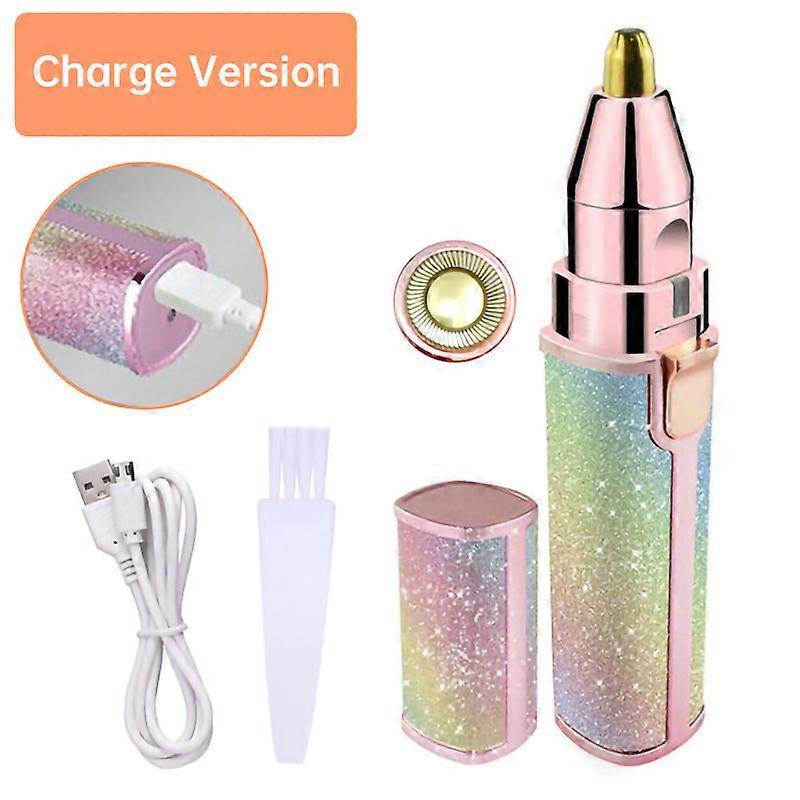 2 in 1 ontharingsmachine dames scheerapparaat plucker elektrische epilator elektrische wenkbrauw trimmer ontharing instrument